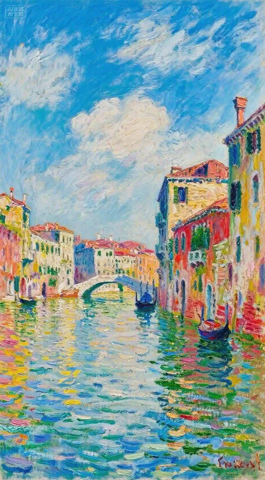 Venice in Shimmering Light — Oil on canvas