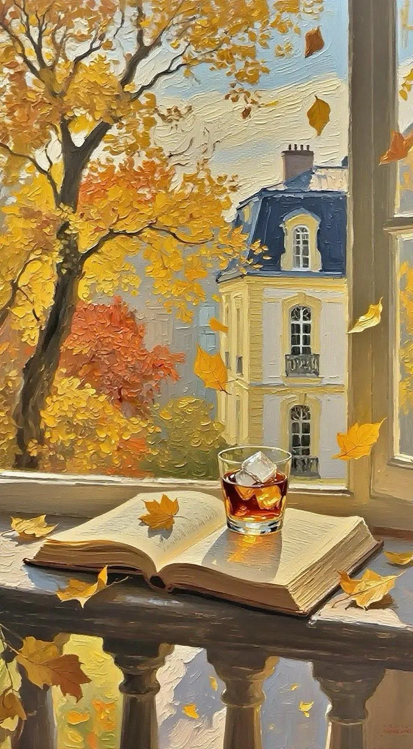 Amber Moments — Oil on canvas