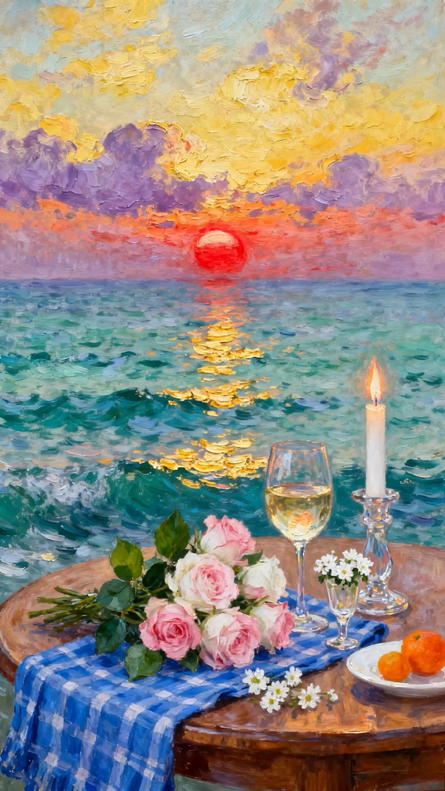 暮海之约 — Oil on canvas
