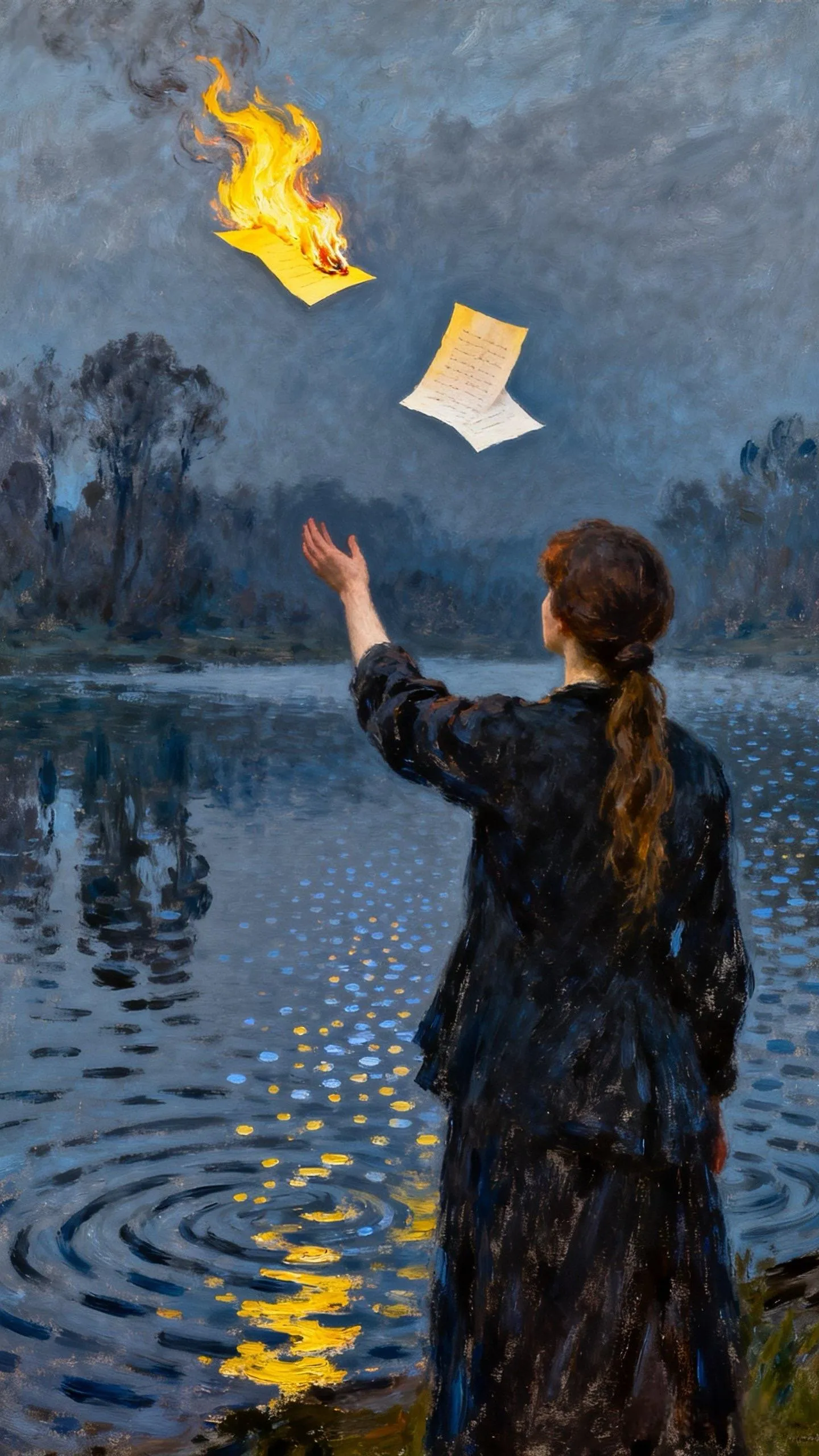 烬书诉离 — Oil on canvas