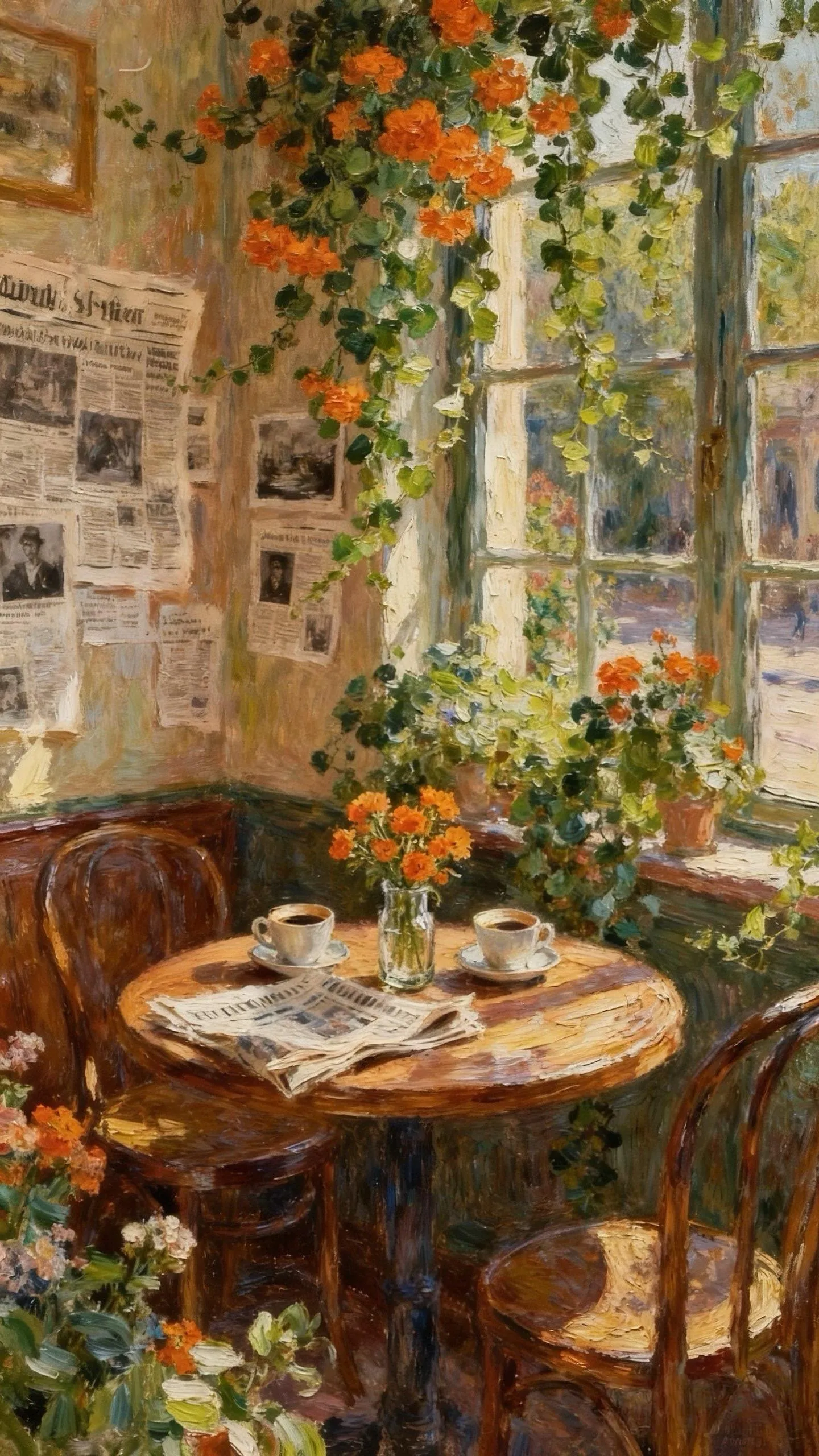 花簇慢时光 — Oil on canvas