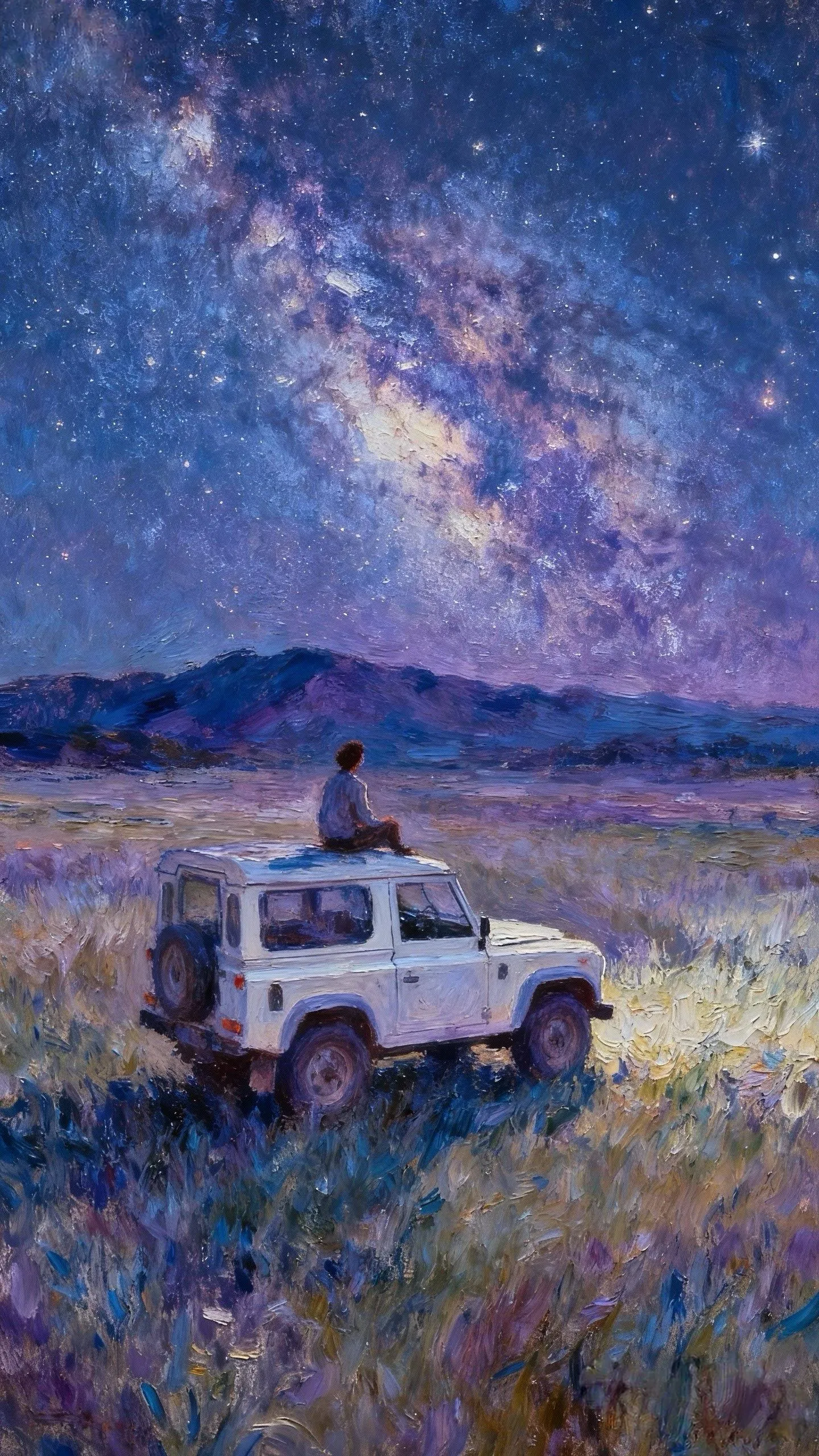星和旷野 — Oil on canvas