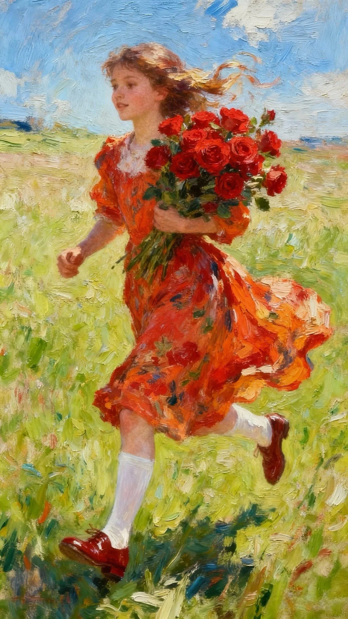 风捎来的滚烫奔赴 — Oil on canvas