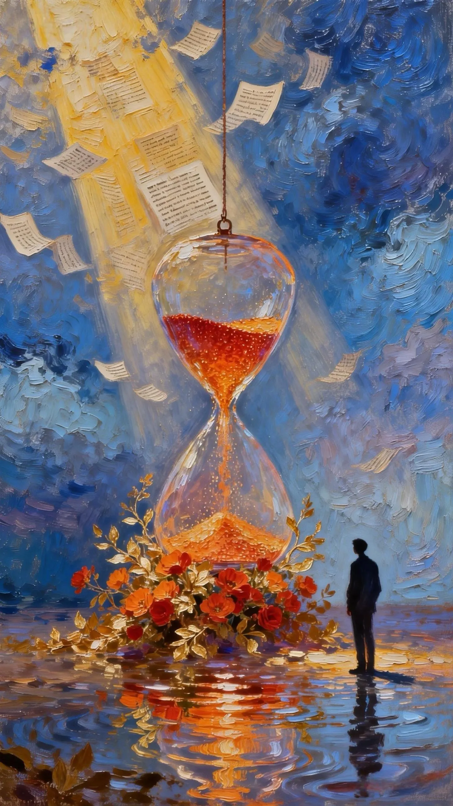悬于光中的时间诗 — Oil on canvas