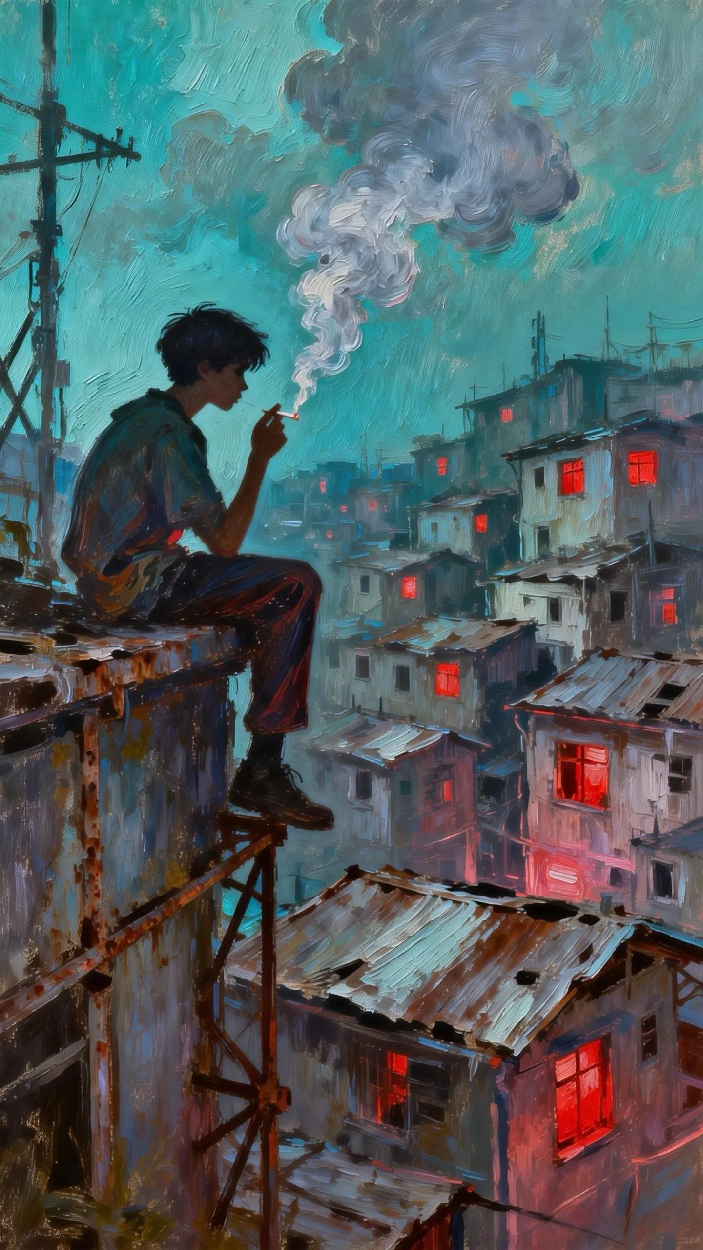 烟烬 — Oil on canvas