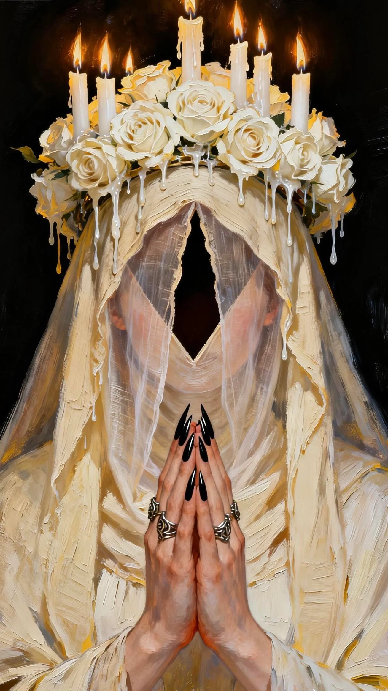 蜡祷 — Oil on canvas