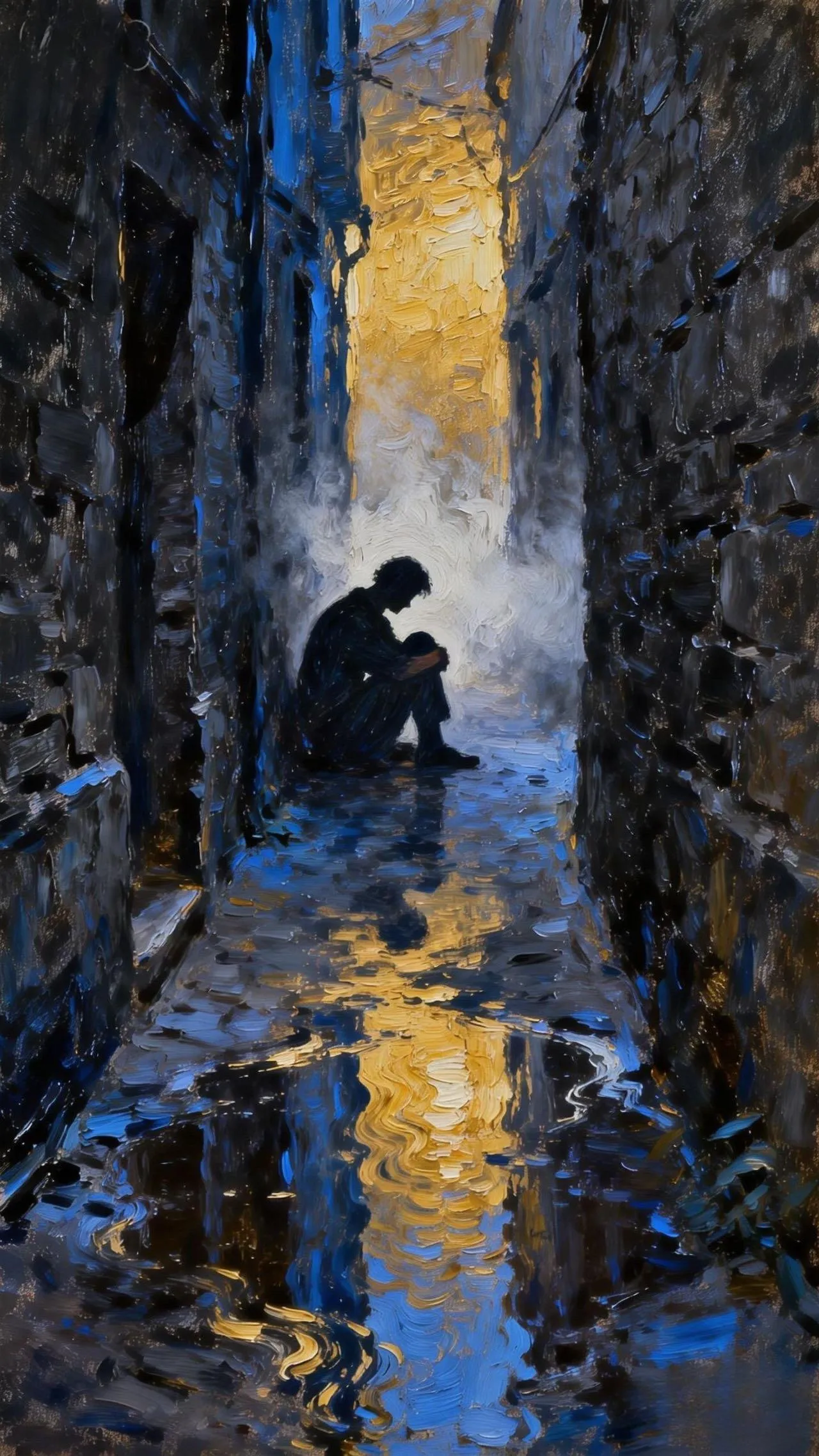 沉沦 — Oil on canvas