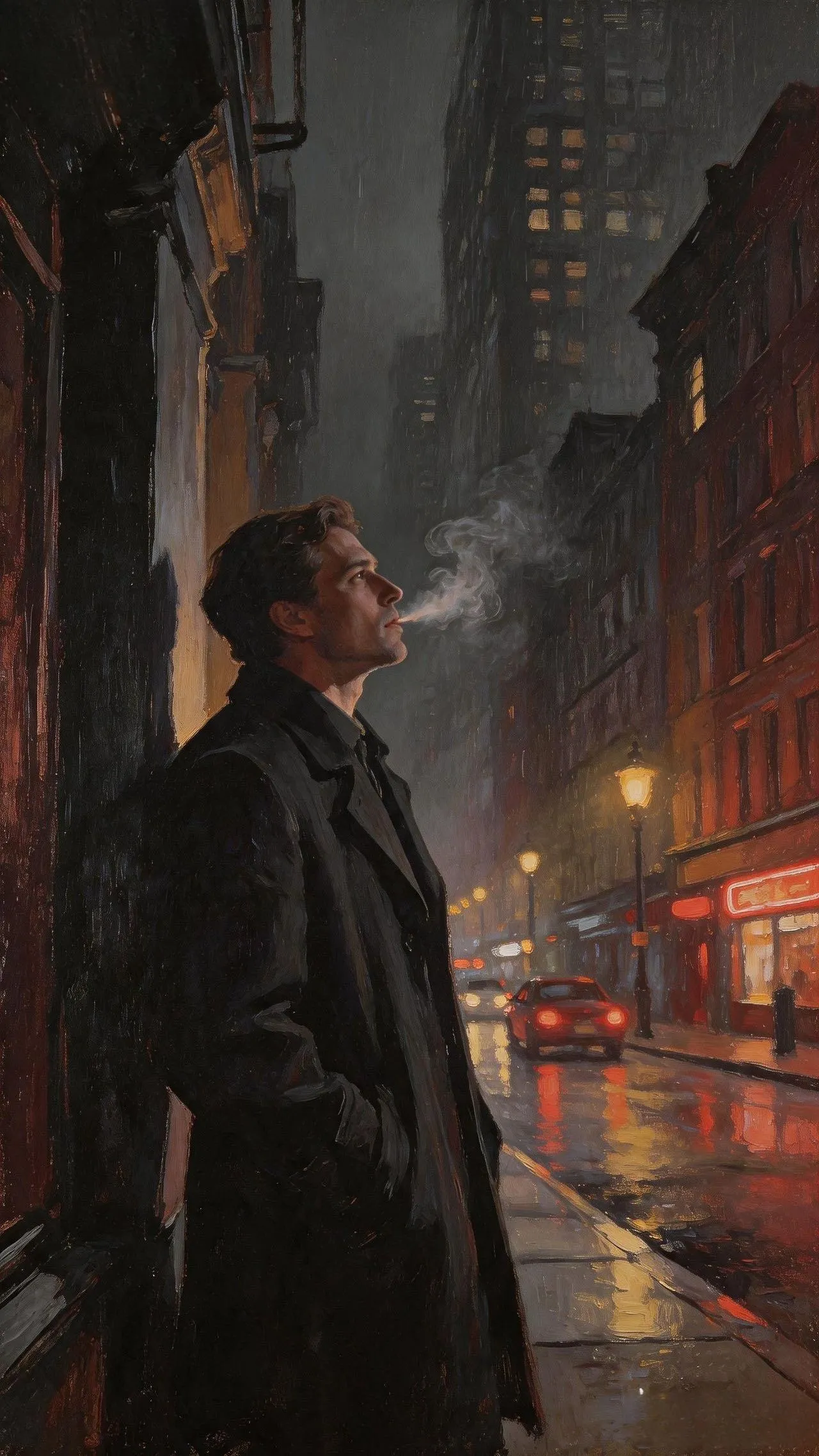 沉夜余烬 — Oil on canvas