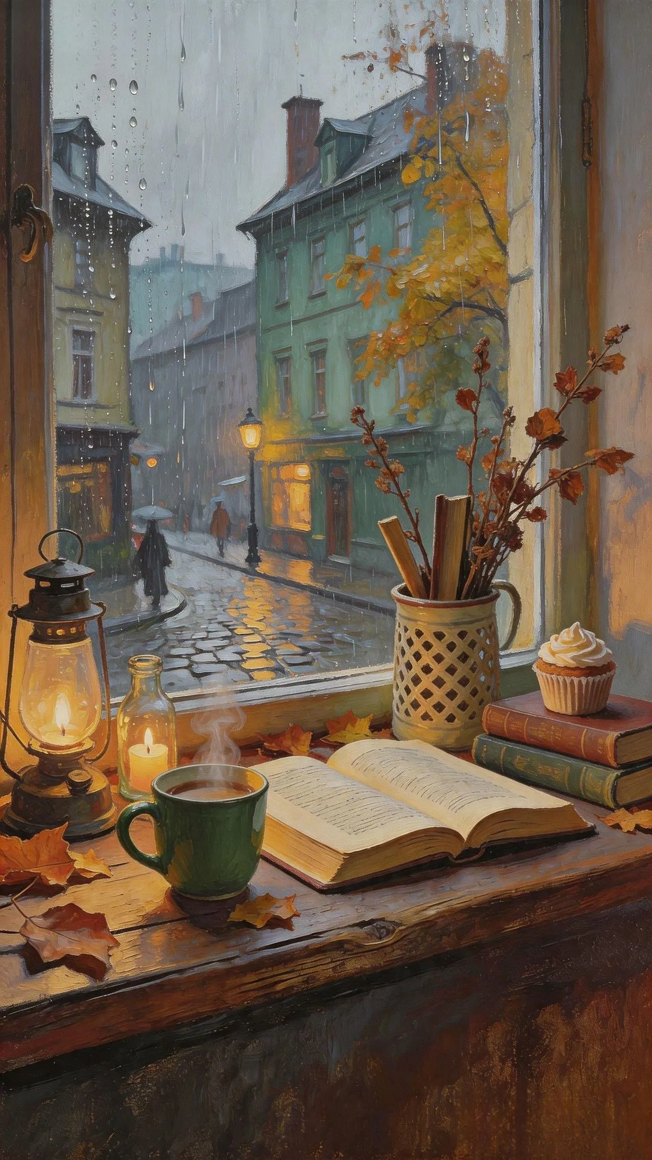 雨叙 — Oil on canvas