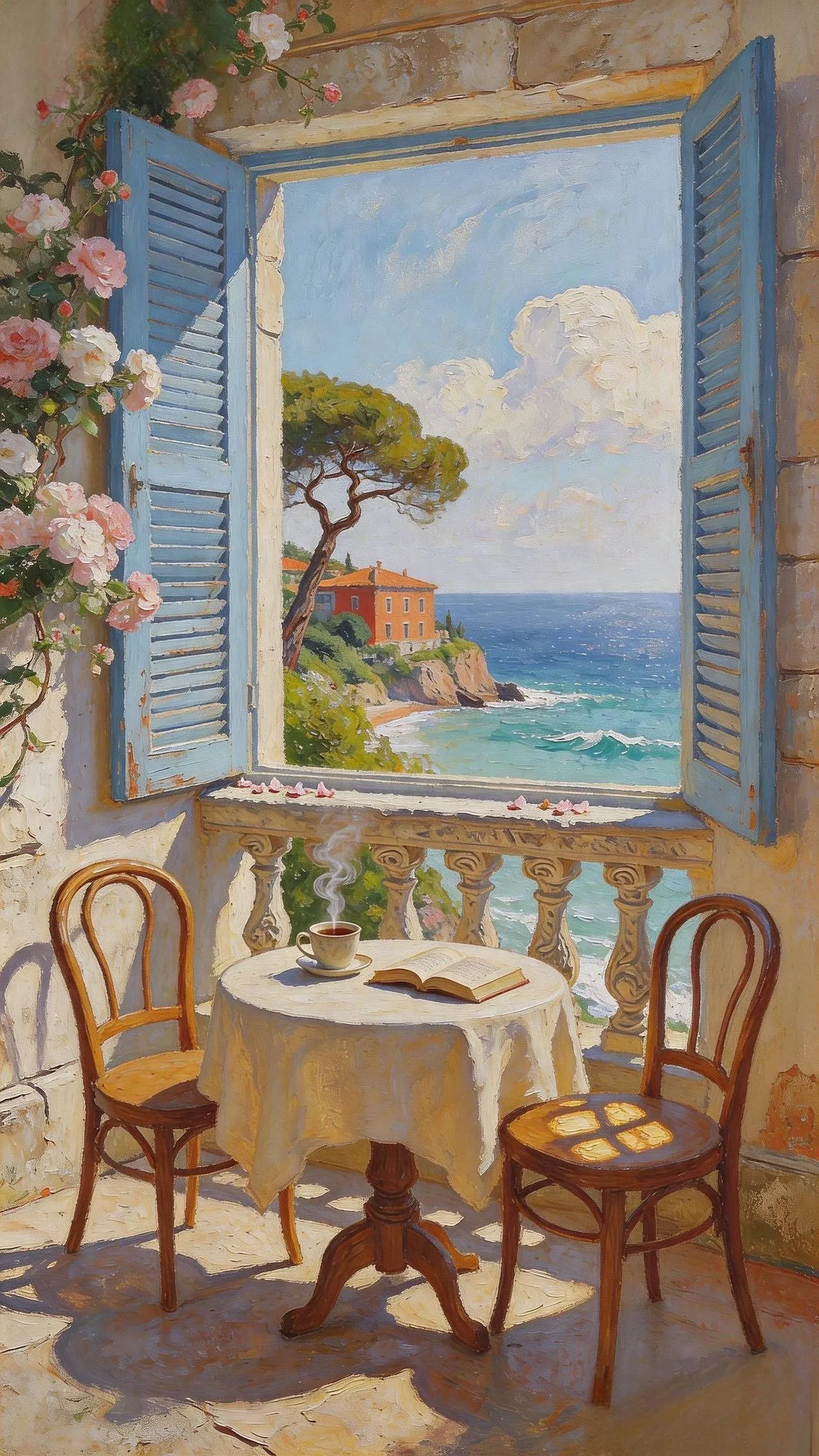 海风叙夏 — Oil on canvas