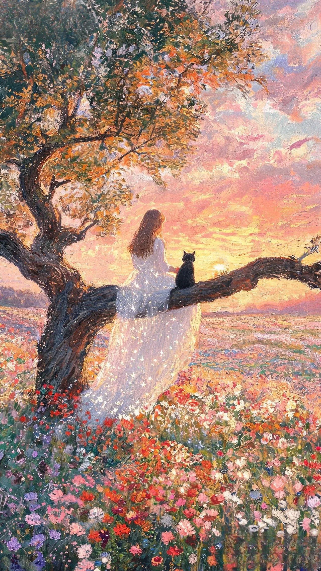 花野栖暮 — Oil on canvas