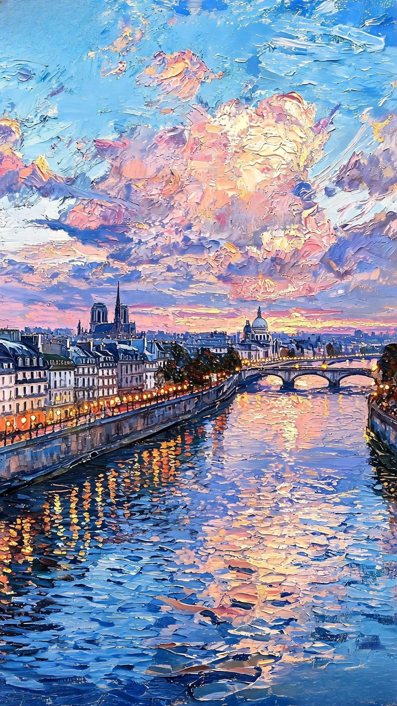 晚空 — Oil on canvas