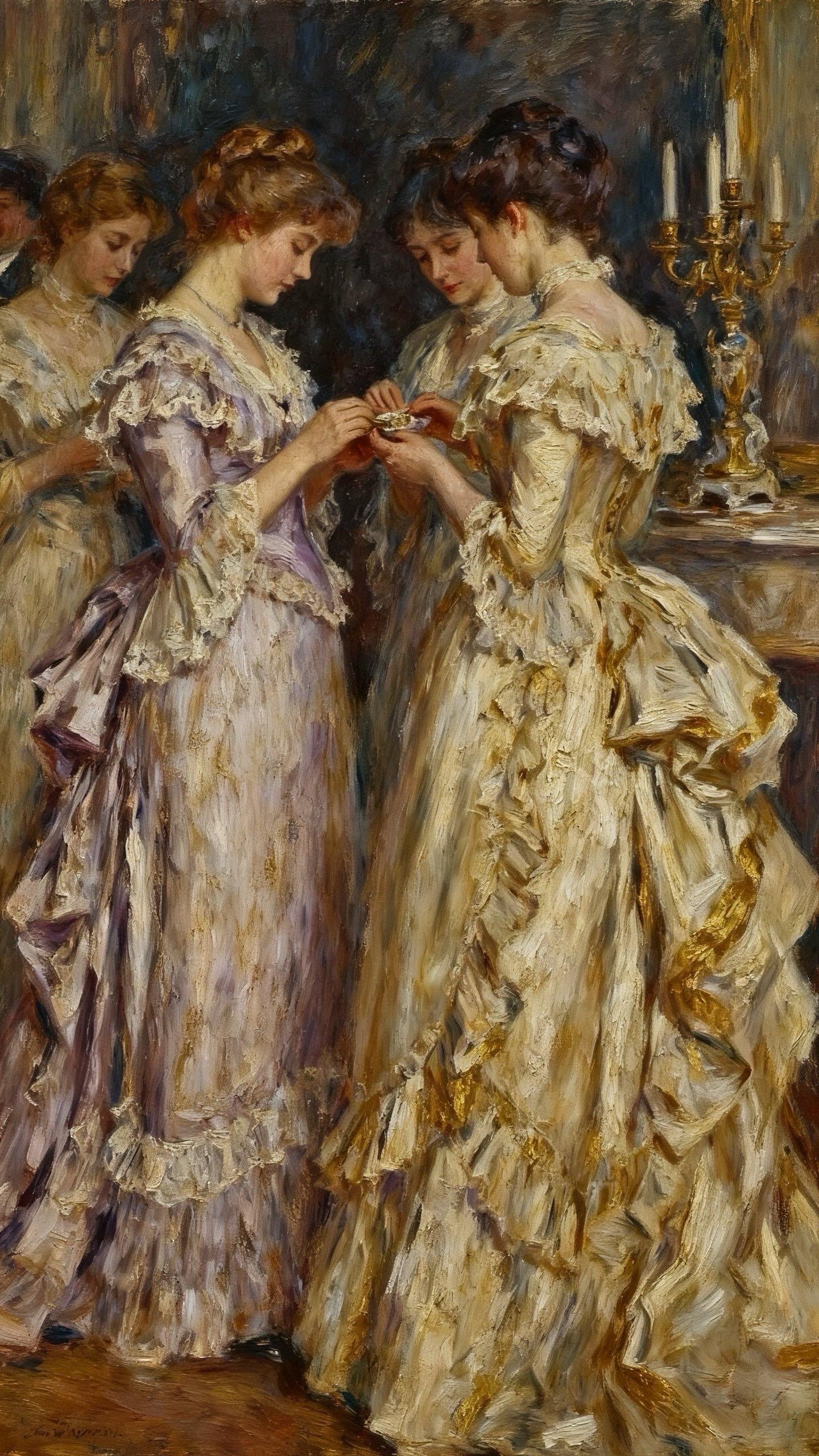 Whispers in Oil · No. 125 — Oil on canvas
