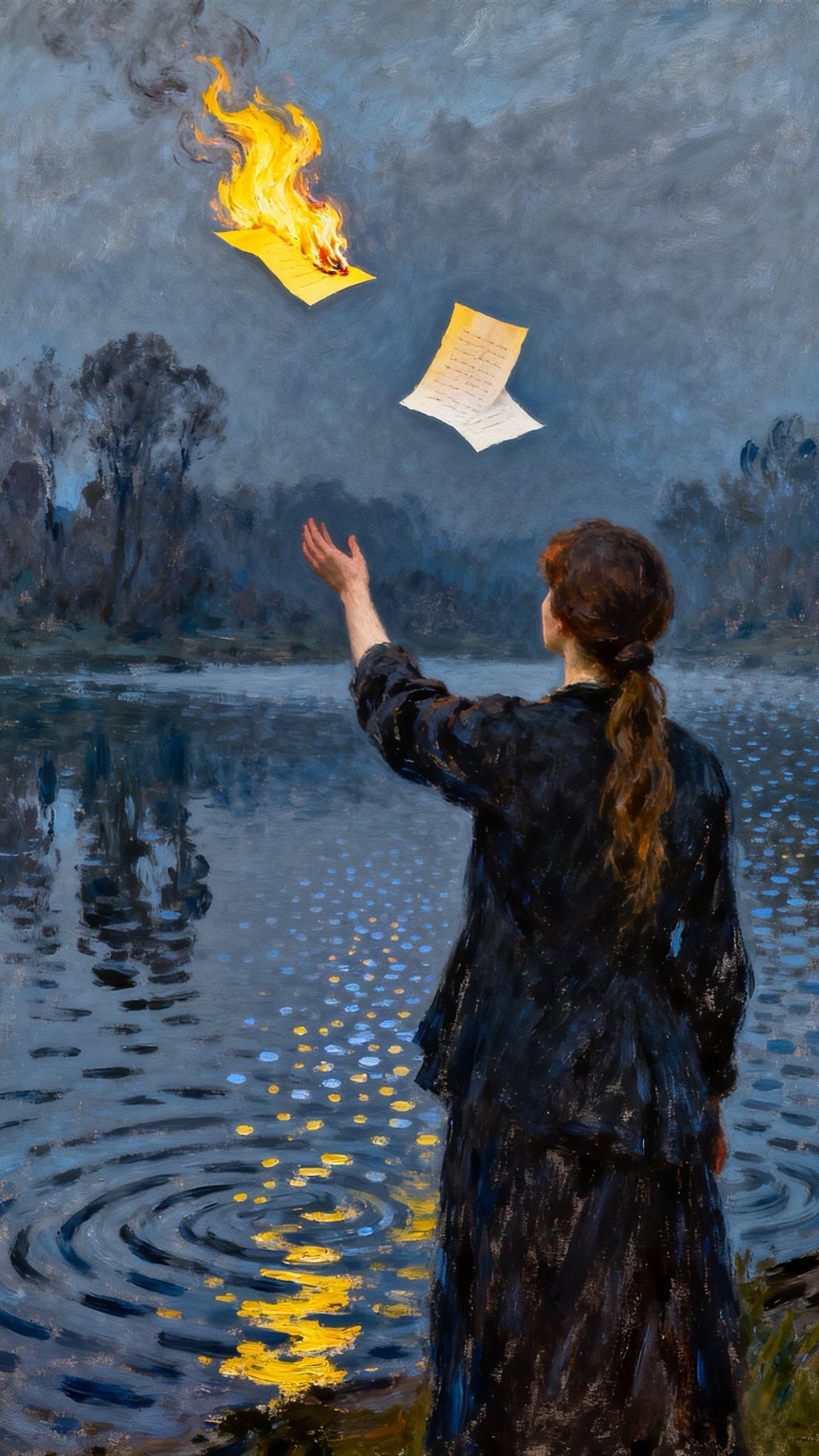 Whispers in Oil · No. 165 — Oil on canvas