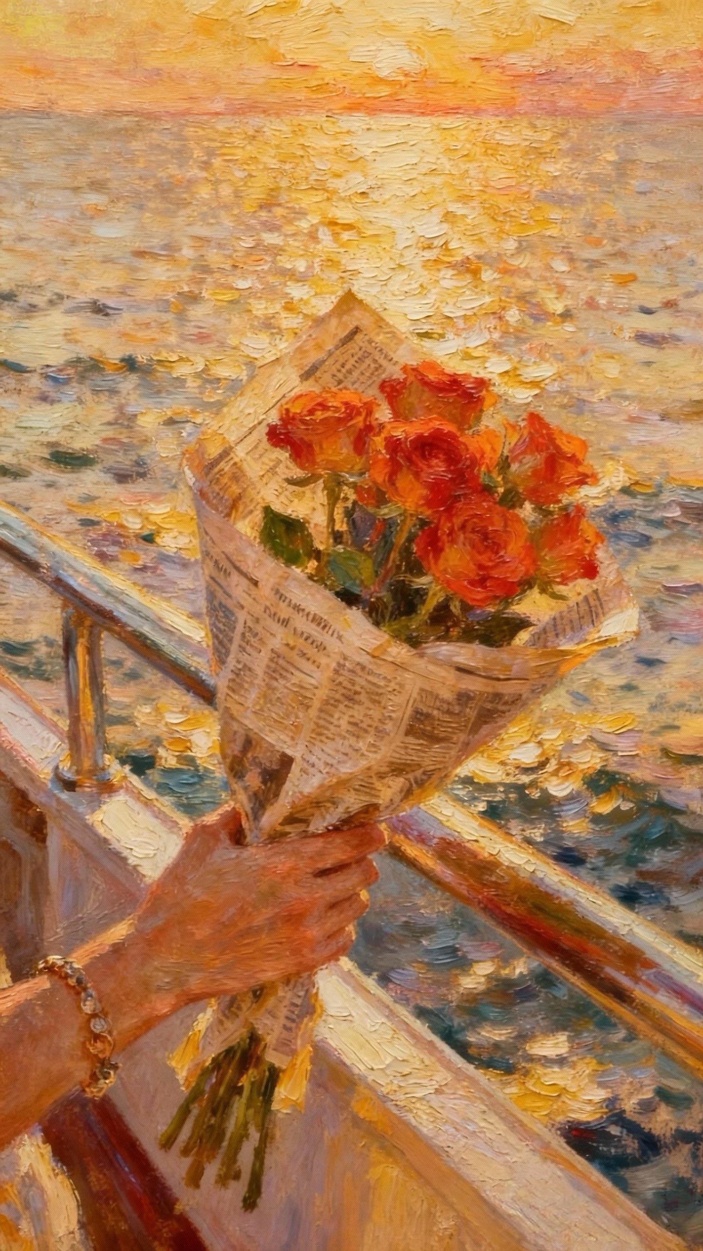 Whispers in Oil · No. 242 — Oil on canvas