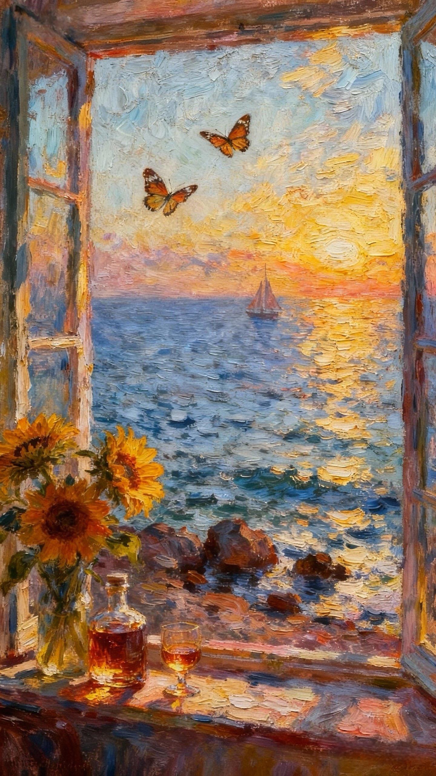 Whispers in Oil · No. 244 — Oil on canvas