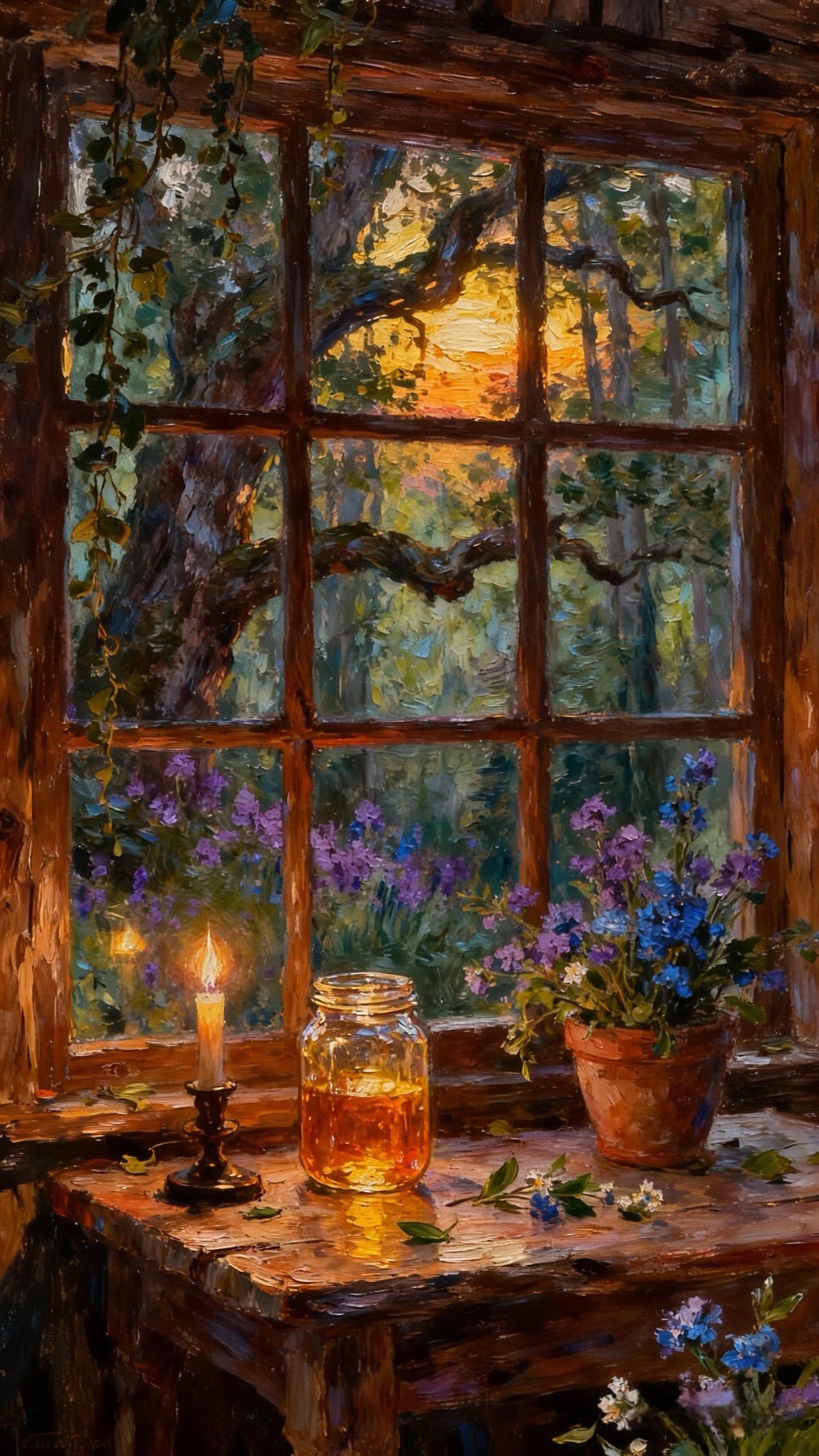 Whispers in Oil · No. 390 — Oil on canvas