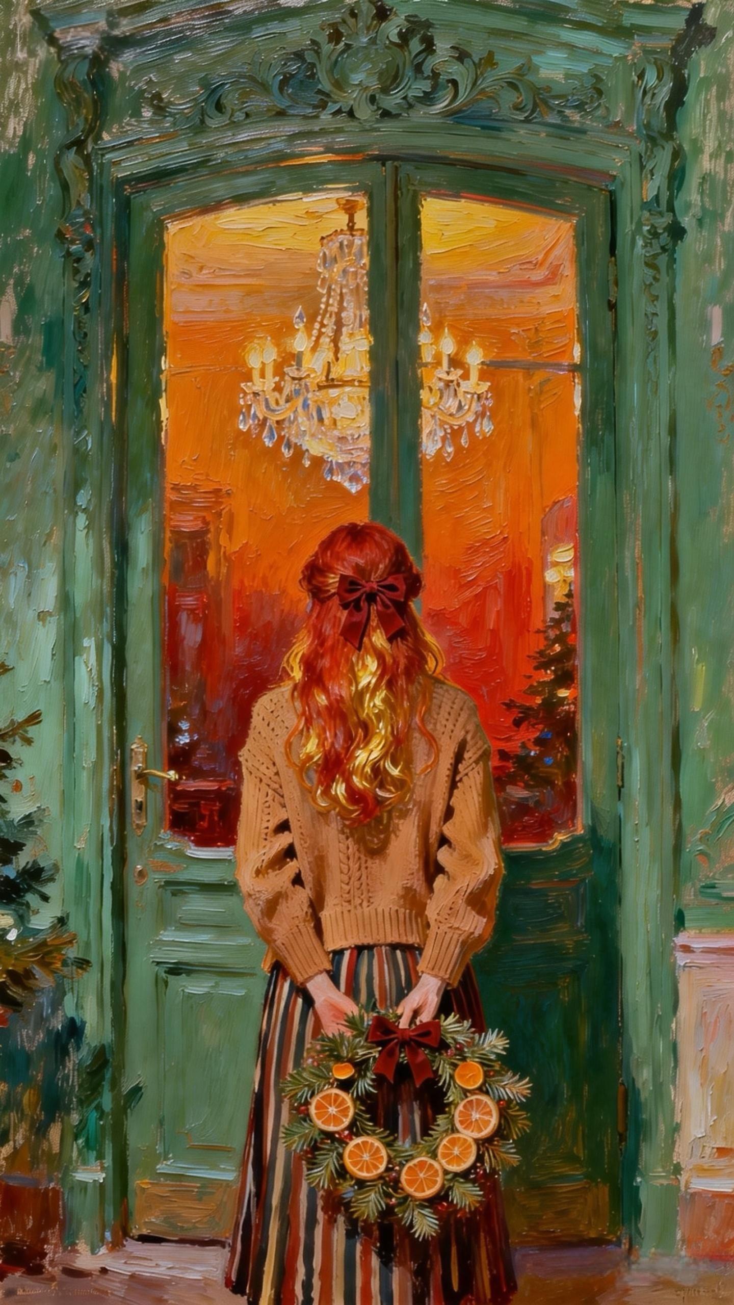 Whispers in Oil · No. 405 — Oil on canvas