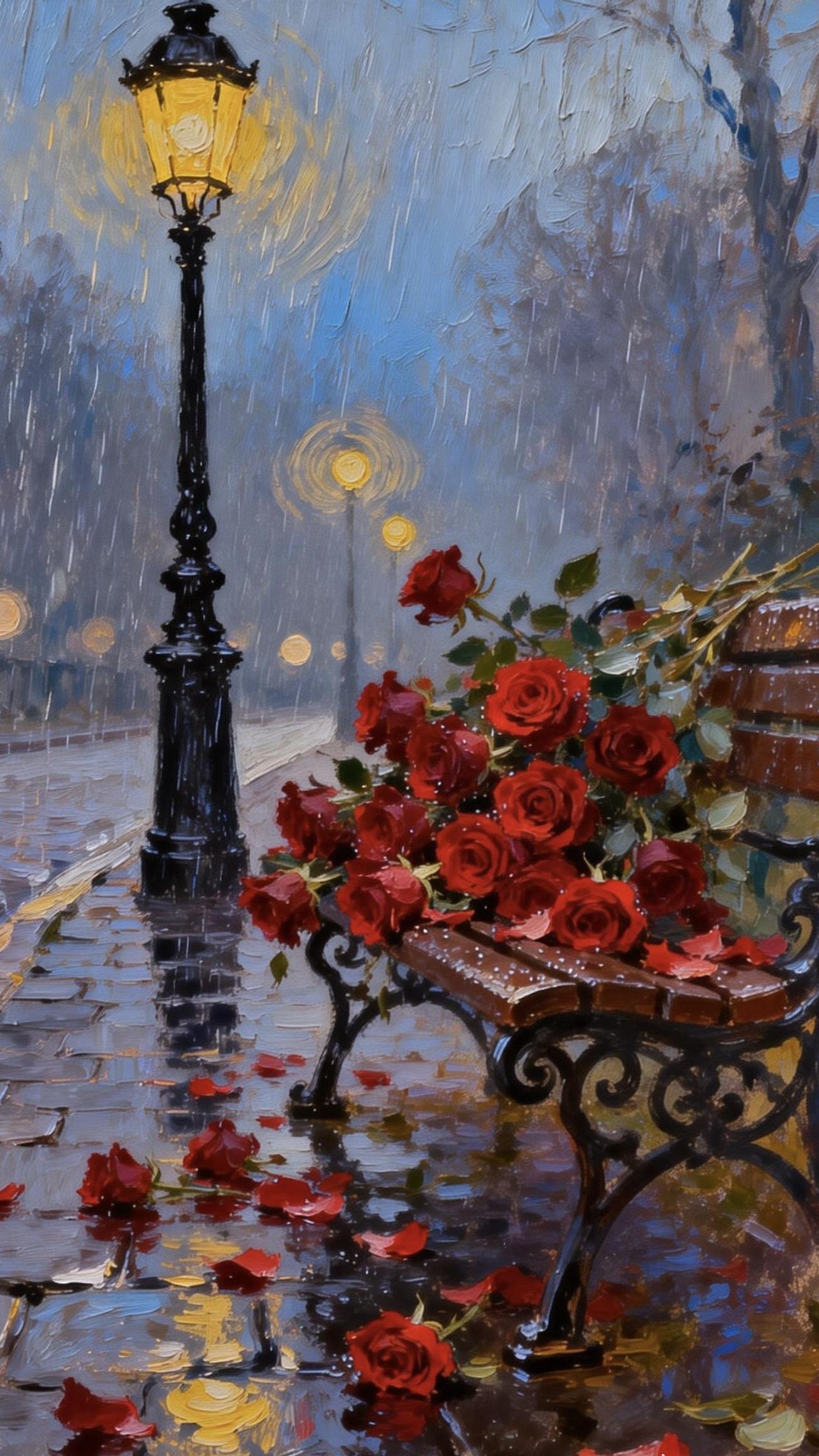 Whispers in Oil · No. 411 — Oil on canvas