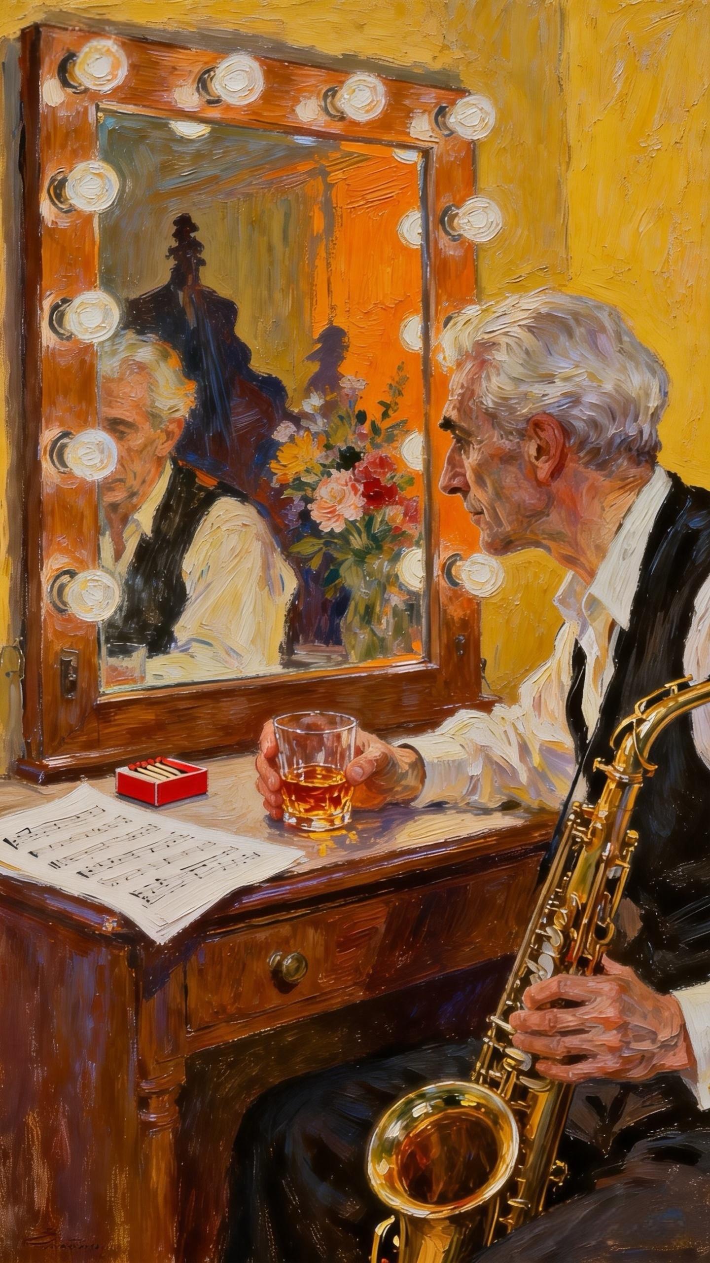 Whispers in Oil · No. 416 — Oil on canvas