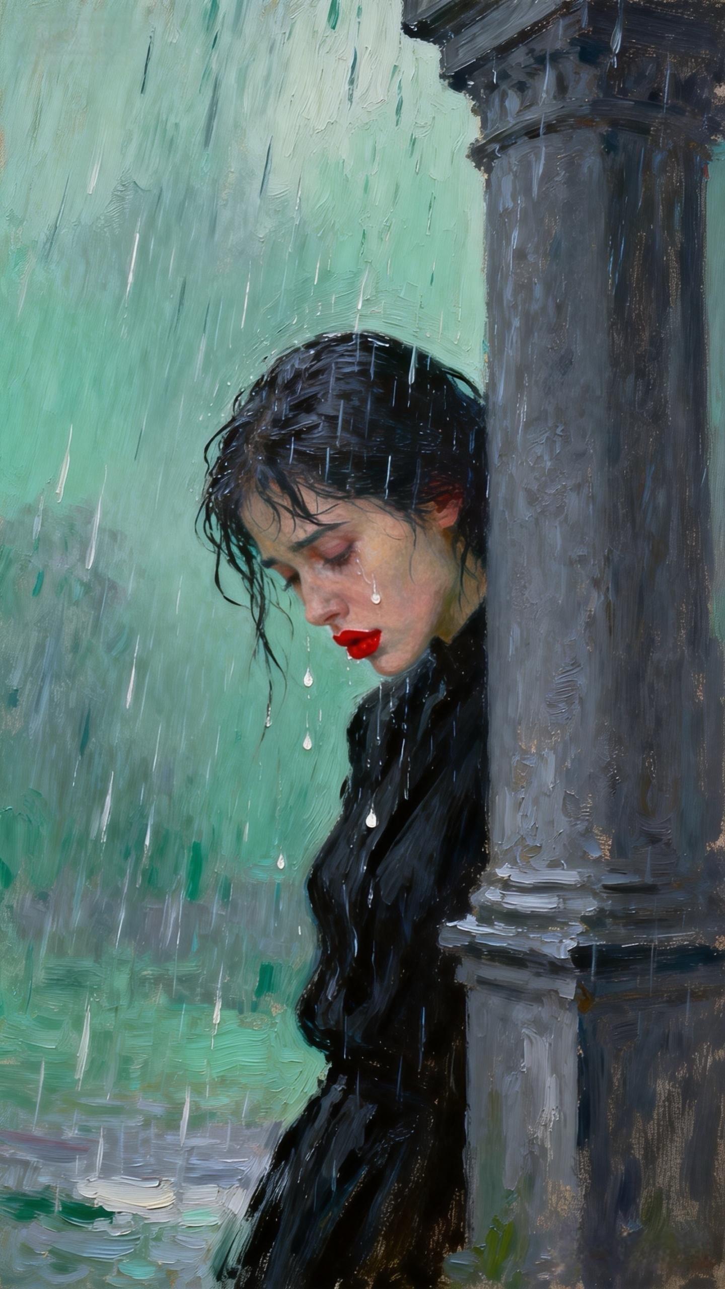 Whispers in Oil · No. 443 — Oil on canvas