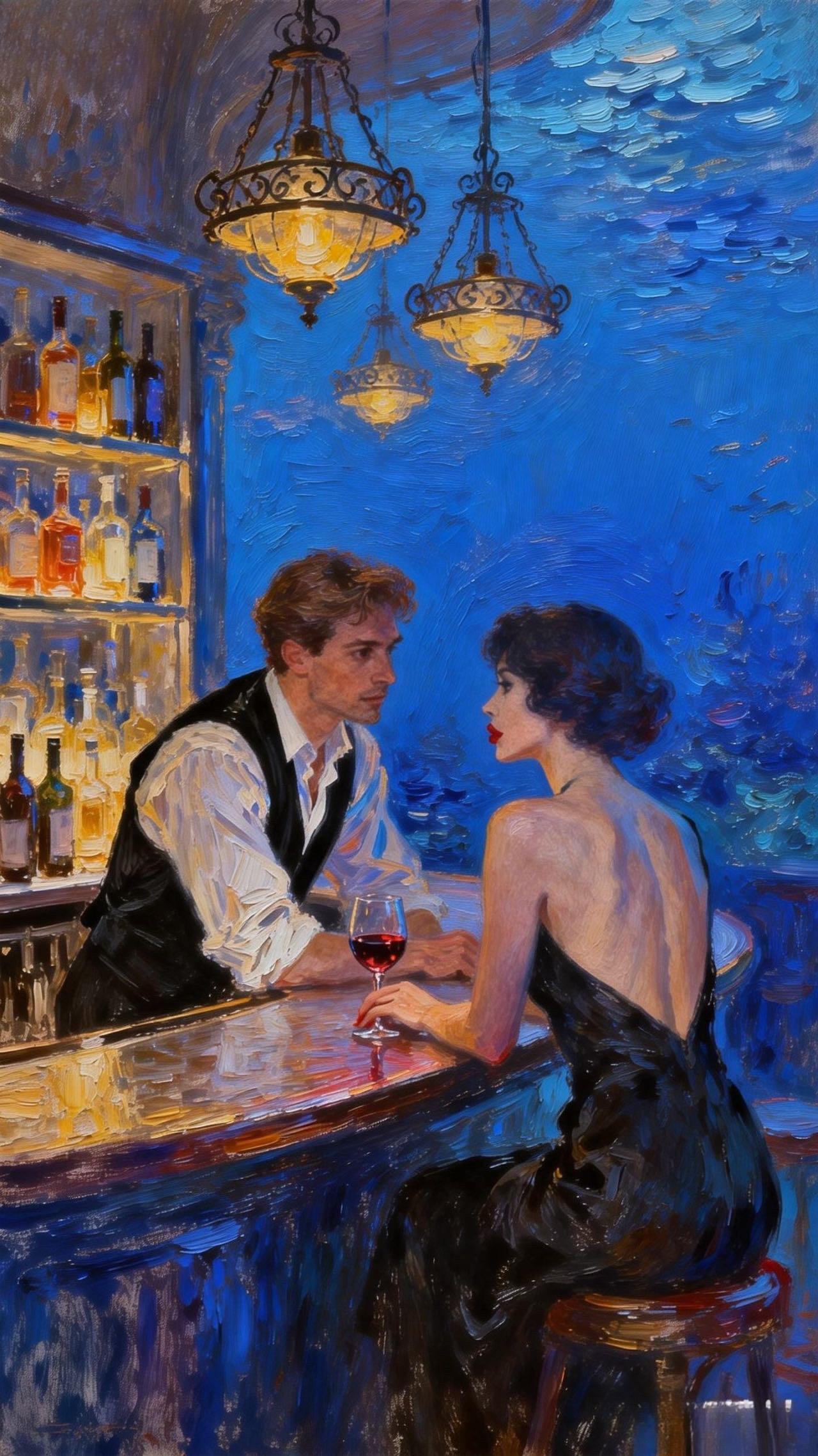 Whispers in Oil · No. 466 — Oil on canvas