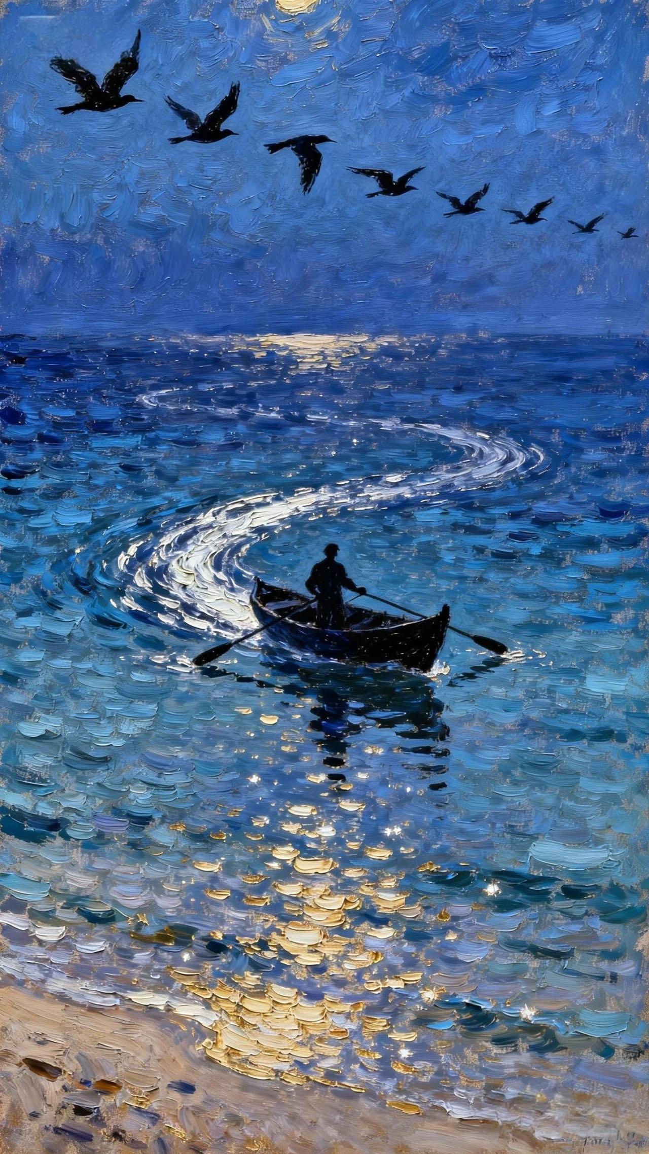 Whispers in Oil · No. 474 — Oil on canvas