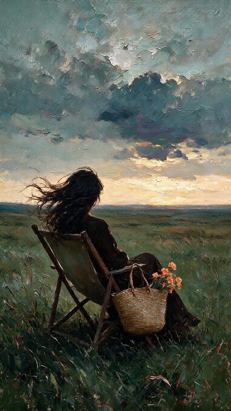 Whispers in Oil · No. 595 — Oil on canvas